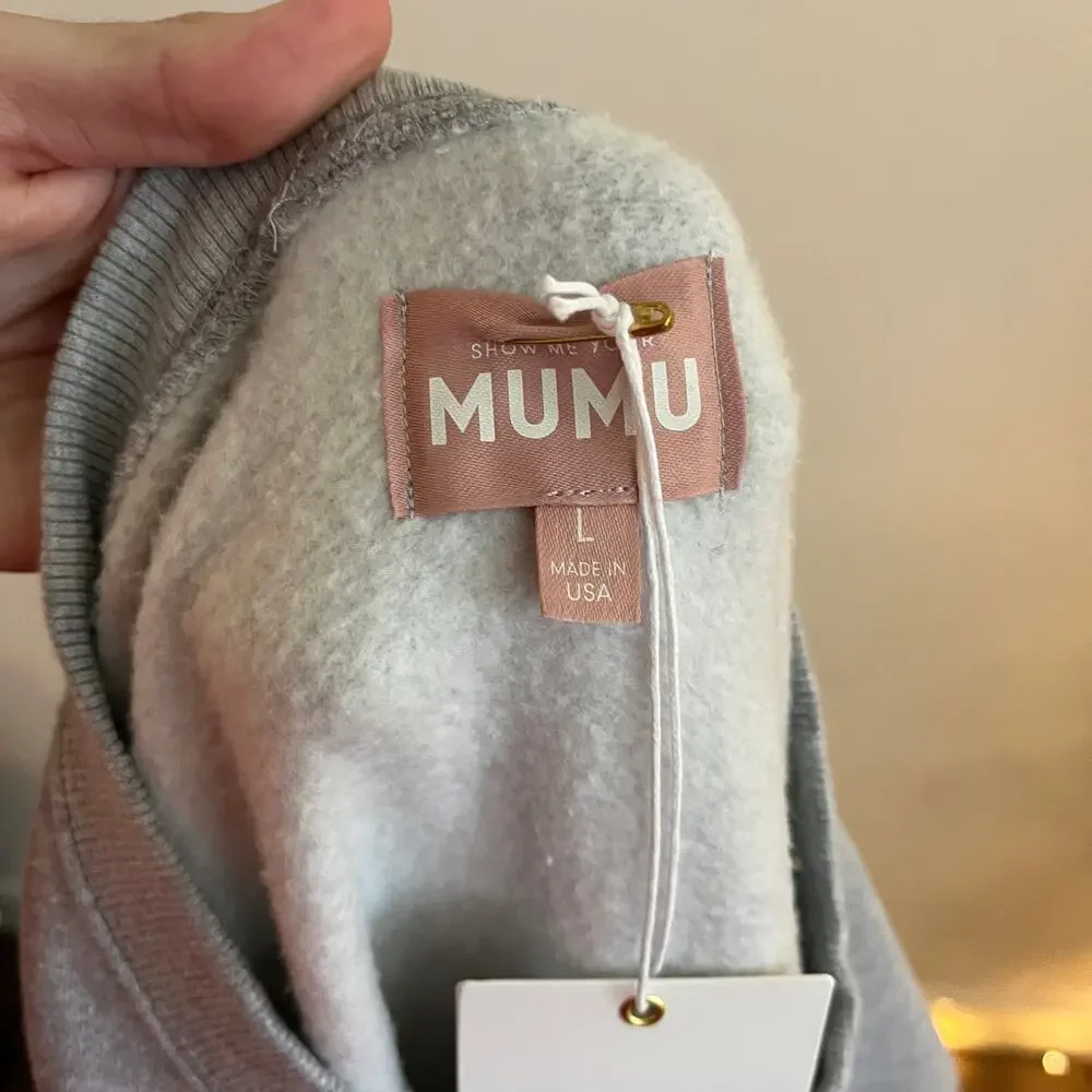 Show Me Your MuMu Oversized Crew Neck Montauk Graphic Stanley Sweater NWT - Picture 5 of 5